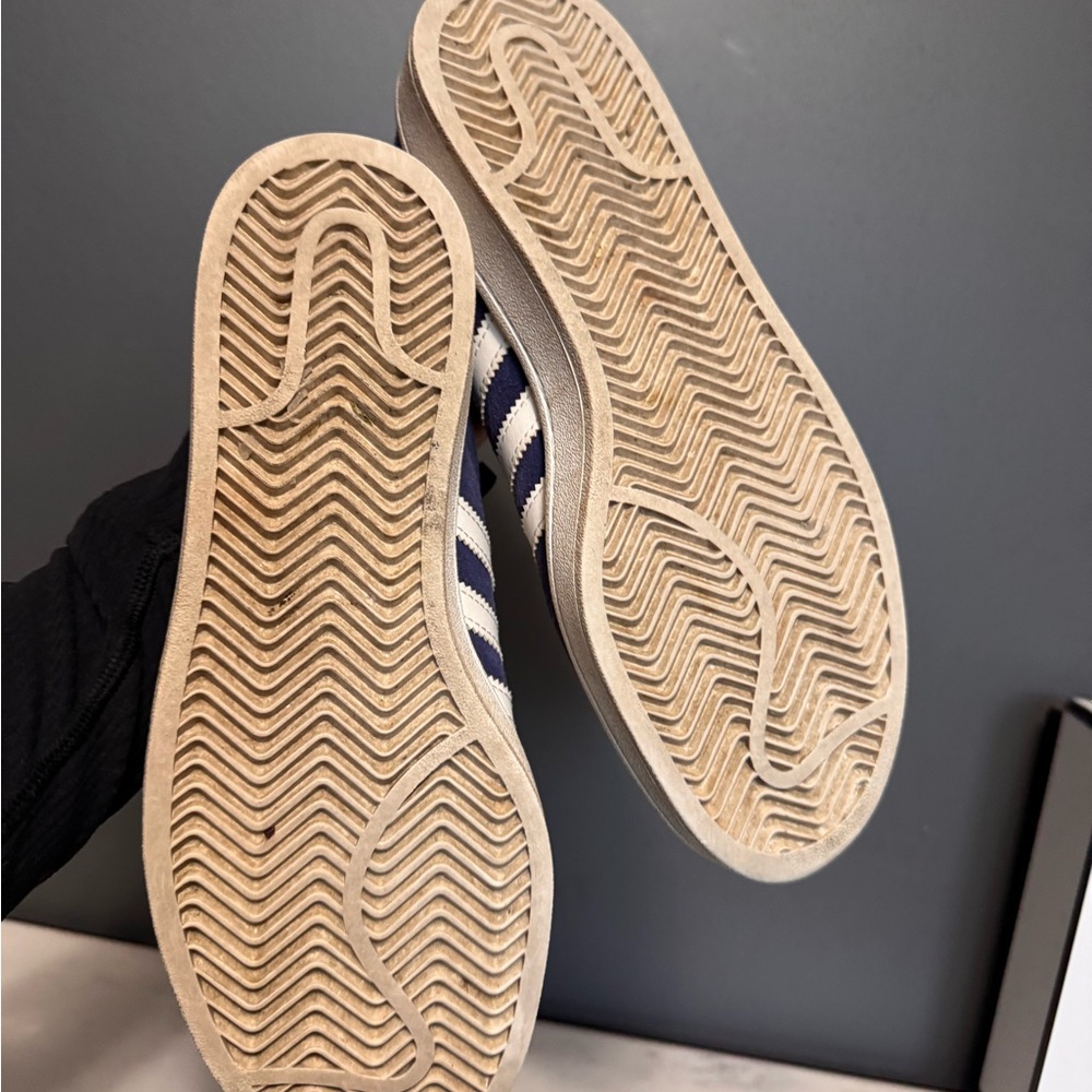Adidas Campus Blue Suede Sneakers - Picture 6 of 7